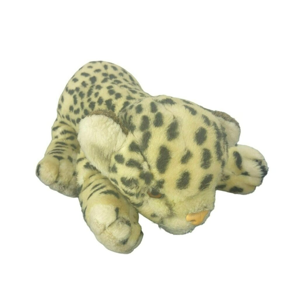 Vintage Avanti Wallace Berrie Leopard Stuffed Plush Applause‎ Toy 12 Inches
